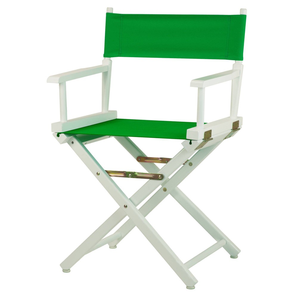 Green White Frame Director's Chair