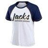NCAA Northern Arizona Lumberjacks Women's White Stitch T-Shirt - 2 of 3