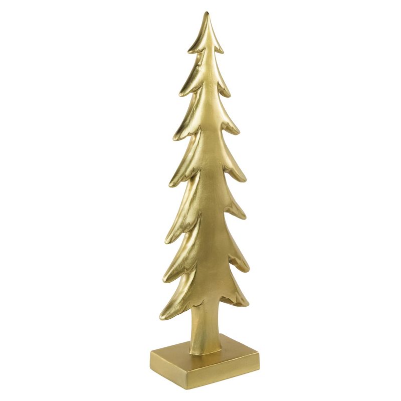 Northlight 16" Gold Christmas Tree Tabletop Decoration, 4 of 6