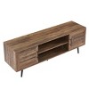 Mid-Century Storage TV Stand for TVs up to 70" with 2 Door - 4 of 4