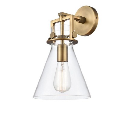 Newton Cone - 1 Light Wall Sconce In Industrial Style-14 Inches Tall and 8 Inches Wide