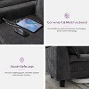 TYBOATLE 85" Mid-Century Modern Sofa Couch with USB & Type‑C Ports, Chenille Fabric 3‑Seater for Living Room, Apartment, or Office - 4 of 4