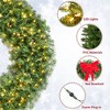 Yaheetech 48in Artificial Christmas Wreath Holiday Accent Decoration for Door, Green - 4 of 4