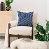 16"x16" Heather Dutton Madina Square Throw Pillow Navy - Deny Designs: Woven Polyester, Zipper Closure, Indoor Use - 3 of 4