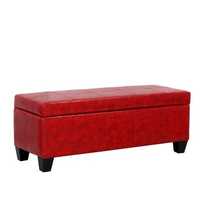 WestinTrends 42" Storage Ottoman Bench for Living Room Bedroom