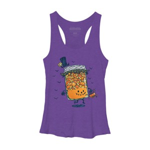 Women's Design By Humans Halloween Jam By nickv47 Racerback Tank Top - 1 of 3