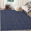 Washable Modern Solid Living Room Rugs, Soft Non Slip Contemporary Throw Bedroom Carpet, Large Dining Room Area Rugs - 3 of 4