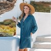 Women's Casual Button-Down Shirt Dress - Cupshe - 4 of 4