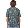 Minecraft Men's Diamond Steve Hawaiian Button Down Adult Short Sleeve Shirt - 4 of 4