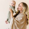 Makemake Organics Organic Cotton Pointelle Baby Knit Blanket - Sand - 2 of 4