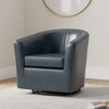 New Pacific Direct Ernest Bonded Leather Swivel Chair - 2 of 4