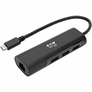 Tripp Lite USB-C Portable Hub/Adapter with Gigabit Ethernet, 3 USB-A Ports - U460-003-3A1GB - 1 of 4