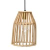 Storied Home Woven Bamboo Ceiling Light - 3 of 4
