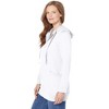 Woman Within Plus Size Zip Front Tunic Hoodie Jacket - 4 of 4