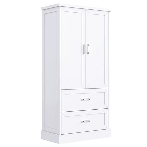 Dexmalle Morden Tall Bathroom Storage Cabinet with Adjustable Shelf - 1 of 4