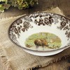 Spode Woodland Ascot Cereal Bowl, 8 Inch, Made in England from Fine Earthenware, Wild Animals - Perfect for Thanksgiving - 3 of 4