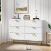 NicBex Modern Gold Handles Storage Dresser for Bedroom with 6 Drawers - 2 of 4