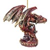 Design Toscano Christmas Light Protector Dragon 2021 Gothic Holiday Ornament: Set of Three - 4 of 4