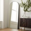 Gold 65x22 inch Metal Arch Stand Full Length Mirror - 2 of 4