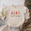 Simply Sage Market Women's Graphic Sweatshirt Tis The Season Trees - 2 of 2