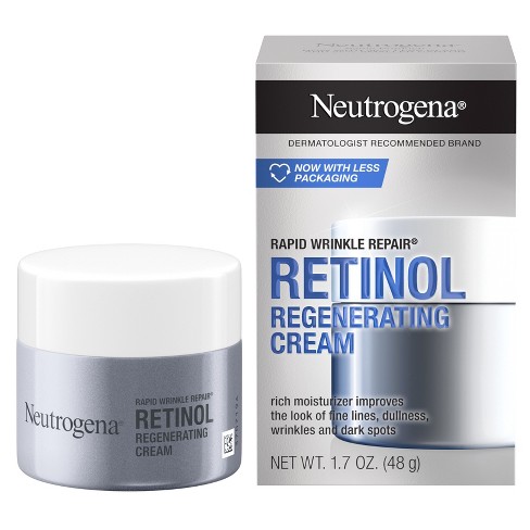 Neutrogena Rapid Rapides Retinol Retinol Regenerando creme facial  antienvelhecimento e ácido hialurônico; Hidratante de retinol anti-rugas e  creme de