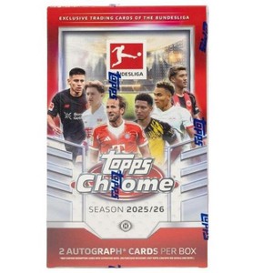 2025-26 Topps Chrome Bundesliga Soccer Hobby Box : Target