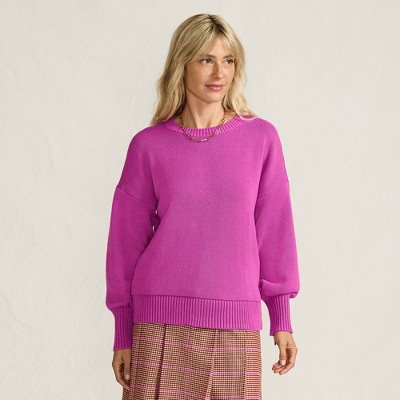 Lands' End Women's Drifter Jersey Crewneck Sweater