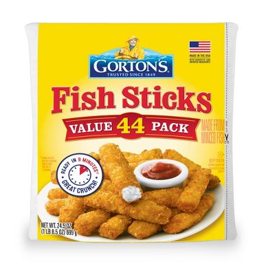 Gorton's Breaded Minced Fish Sticks - Frozen - 24.5oz/44ct