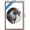 Trends International Ben Heine - Unicorn in Universe Framed Wall Poster Prints - 3 of 4