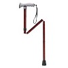Drive Medical Offset Folding Cane with Gel Hand Grip  Red Crackle Design for Comfortable Support, Adjustable & Portable - 4 of 4