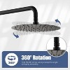 CASAINC 10" Inch Wall Mounted Round Shower System Set with Handheld Spray & Tub Spout - 2 of 3