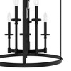 Hunter Fans 21.75" Briargrove Ceiling Light Matte Black Chandelier - 6 Bulb Indoor Pendant for Elegant Dining & Foyer - 4 of 4