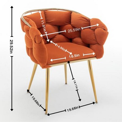 Runesay Velvet Single Sofa Chair Household