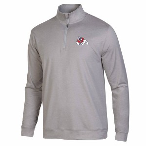 NCAA Fresno State Bulldogs Men's 1/4 Zipped Pullover - 1 of 3