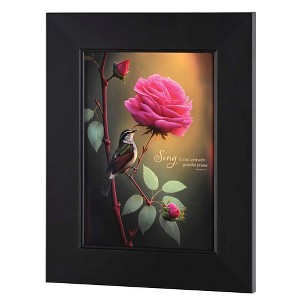 Dicksons Inspirational Hanging Wall Art Picture Frame For Living Room 20 x 28 Wood and Glass Two Hearts Join In Faith Horse - 1 of 3
