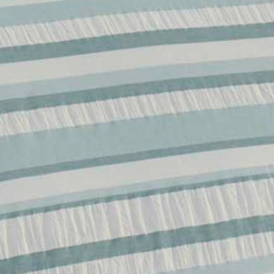 Blue and White Cotton Reversible Full Sham Set