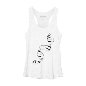 Women's Design By Humans DNA Piano By Tobiasfonseca Racerback Tank Top - 1 of 3