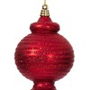 Vickerman 10" Matte with Glitter Finial Ornament - 2 of 3
