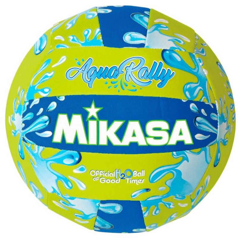 Mikasa Aqua Rally Volleyball, Green Blue, 1 of 2