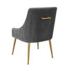 TOV Furniture Beatrix Pleated Velvet Upholstered Dining Chair - 4 of 4