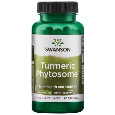 Swanson Herbal Supplements Turmeric Phytosome with Meriva 500 mg 60 Caps.