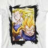 Dragon Ball Z Vegeta & Goku Saiyan Graphic Boy's White T-shirt - 2 of 3