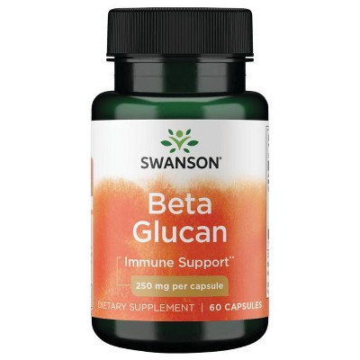 Swanson Betaright Beta Glucan 250 mg 60 Capsules.