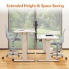 CAVINAS Ergonomic Office Chair, Mid Back Mesh Computer Desk Chair, Executive Office Chair Height, Adjustable Swivel Task Chair with Lumbar Support - 2 of 4