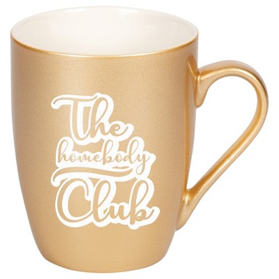 Elanze Designs 10 Ounce Ceramic Decorative Laser Engraved Giftable Novelty Tea Coffee Cup Mug Vegas Gold The Homebody Club