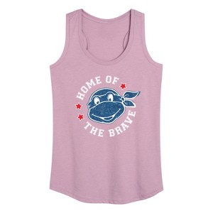 Women's - Teenage Mutant Ninja Turtles - Born Raised USA Graphic Racerback Tank - 1 of 4