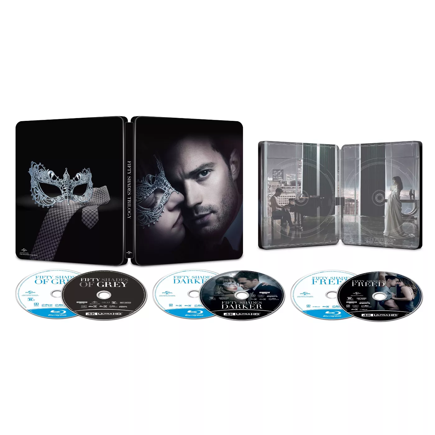 Target Fifty Shades Trilogy 4k Uhd 2d Blu Ray Steelbook Target Exclusive Usa Target Media Psychos