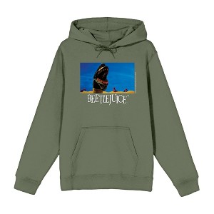 Beetlejuice Sandworm Adult Long Sleeve Hoodie - 1 of 2