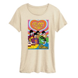 Women's - The Beatles - Need Love Short Sleeve Graphic T-Shirt - 1 of 4