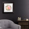 Trademark Fine Art - Rosana Laiz Blursbyai Nanette floral bouquet in pastels Matted Framed Art - 2 of 4